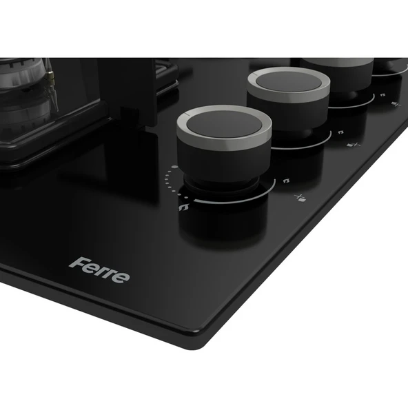 Ferre Elegant Line Basic Siyah Ankastre Set ( QBL62CS-SS205-D077 ) - Resim 5