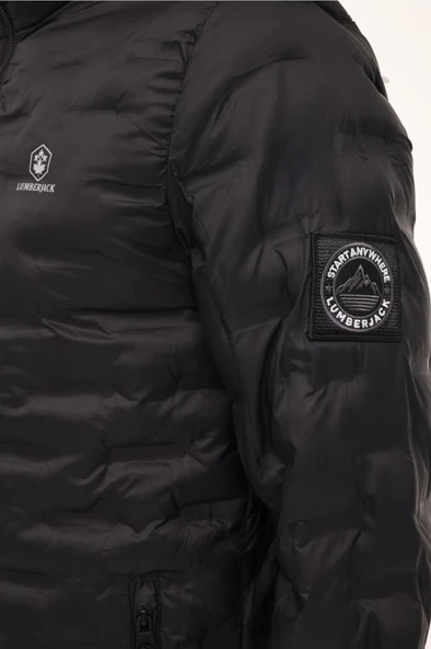 Lumberjack ML AMOTT COAT 4PR 101813649 Erkek Mont Siyah S-XXL - 4