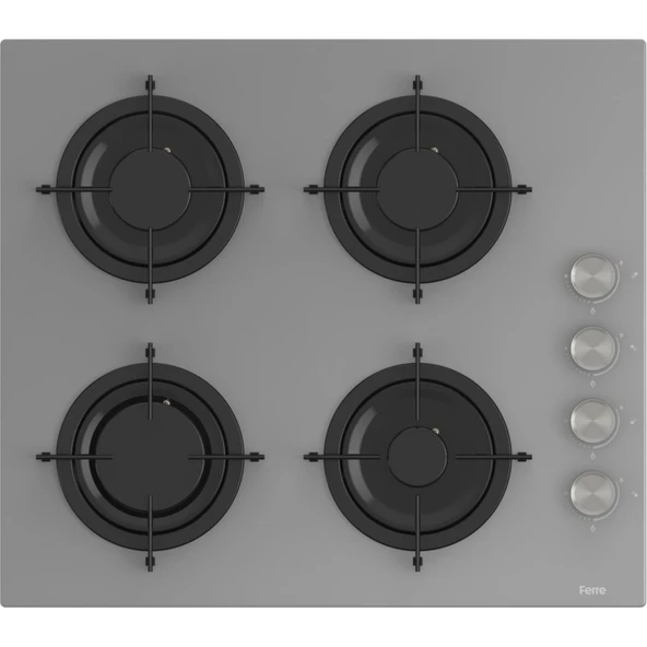 Ferre Flowart Lumora Essential Gri 3'lü Ankastre Set ( QBL63CPR-CS208-D088 ) - Resim 3