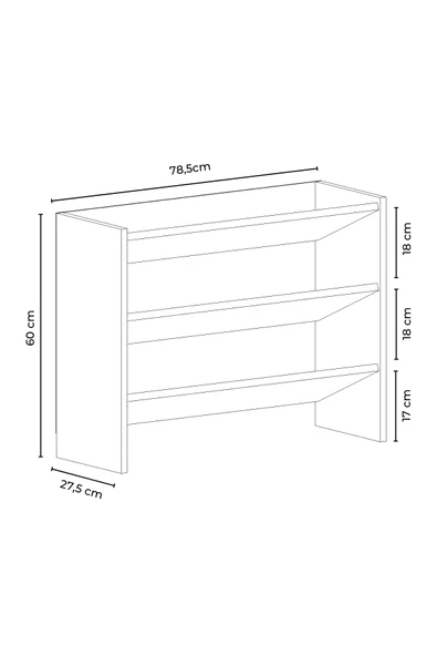 Werna 3 Raflı Ayakkabılık - 2