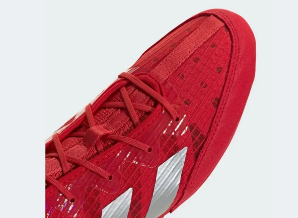 Adidas Box Hog 4 Boks Ayakkabısı Kırmızı - Resim 7