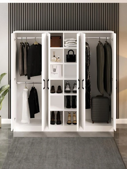 Kuzeylife Modena Aynalı Gardırop - Resim 2