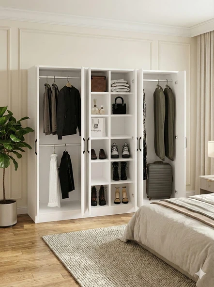 Kuzeylife Modena Aynalı Gardırop - Resim 4