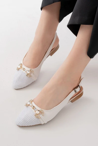 İNF-120 Beyaz Cilt Babet - 5