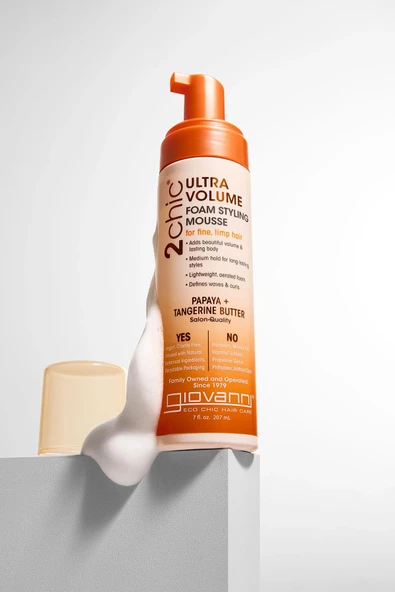 Giovanni 2chic Ultra Volume Hacimlendirici ve Şekillendirici Saç Köpüğü 207ML - 3