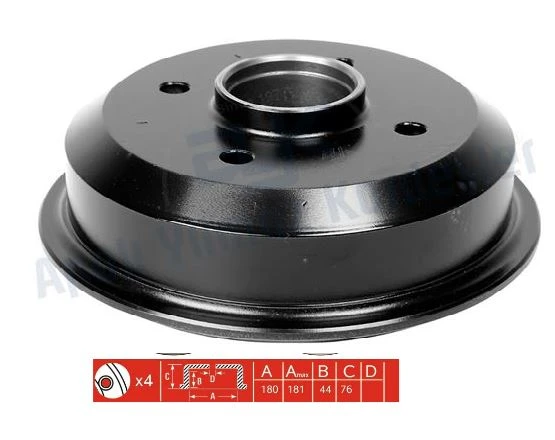 Ford Arka Kampana Ford Escort Dar Tip -Abs 91>00 - Ayk 2061 ürün görseli