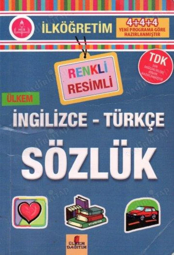 Ülkem Dağıtım Resimli İngilizce - Türkçe Sözlük