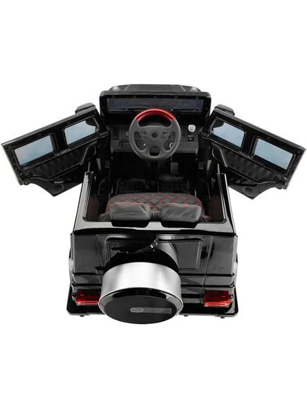 Babyhope 439 Mercedes G65 Amg Siyah 12 V Uzaktan Kumandalı Akülü Jeep - 5