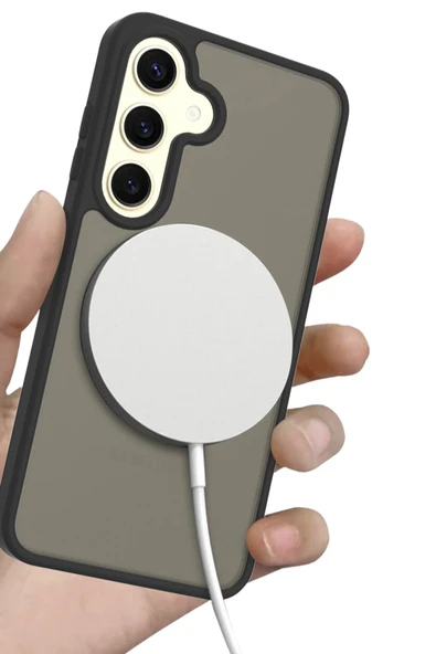 Samsung Galaxy S25 Jota Magsafe Kapak - Siyah - Resim 6