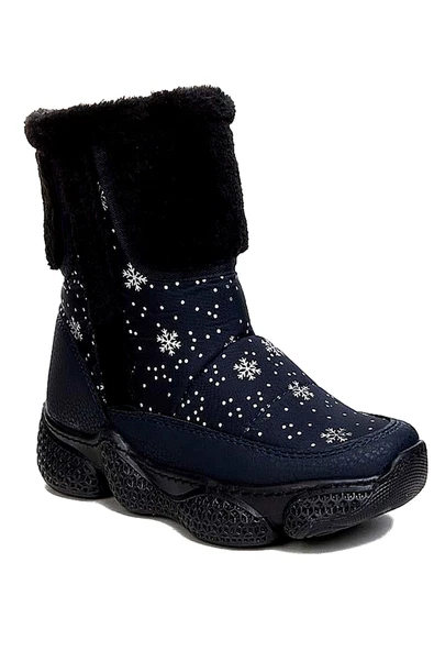 Celira Ltt Lacivert Fermuarlı Kız Çocuk Kar Botu - Resim 2