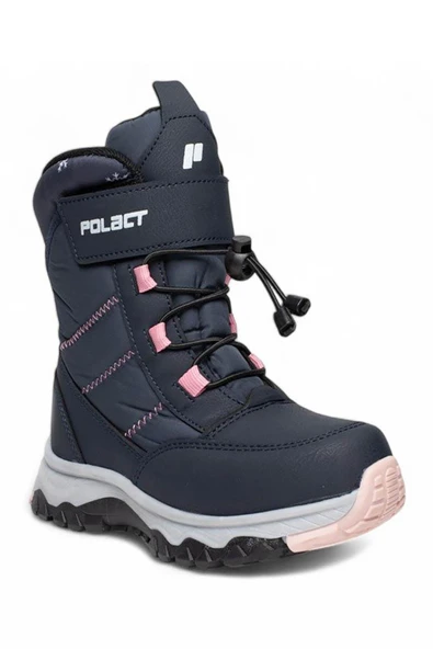Celira Plc Laci Pembe Suya Dayanıklı Kaymaz Kız Çocuk Kar Botu - Resim 2