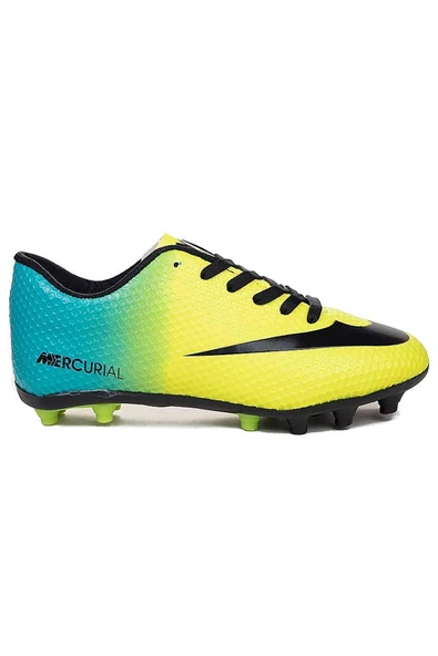 Celira Wlk Sarı Turkuaz Krampon Erkek Futbol Ayakkabı - Resim 4