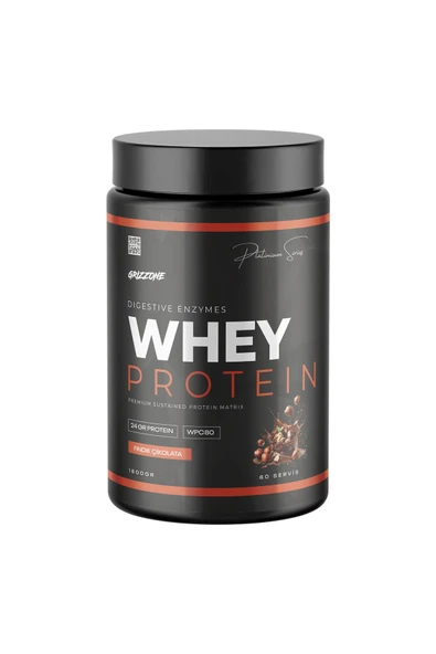GRIZZONE Whey Protein 1800 Gr ( Fındık Çikolata )