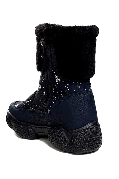Celira Ltt Lacivert Fermuarlı Kız Çocuk Kar Botu - Resim 3