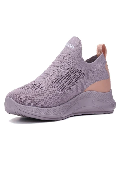 Celira Frs Lila Kadın Triko Bağcıksız Spor Ayakkabı - Resim 3