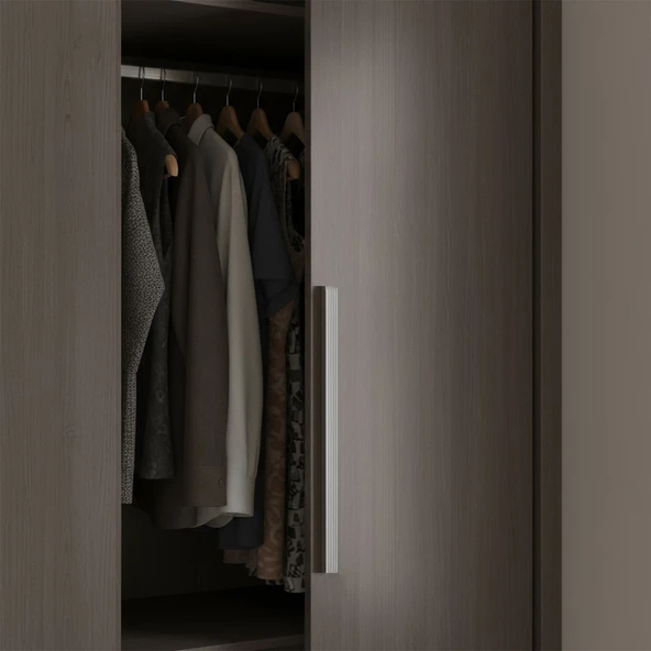 Foça 320 mm 32 cm Soft Antik Sarı Metal Kulp Kapak Kulpu Dayanıklı Kulpları Mobilya Çekmece Dolap - Resim 4