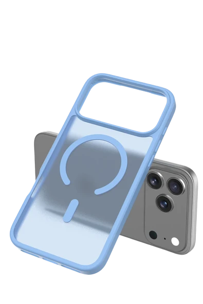 Apple iPhone 17 Pro Jota Magsafe Kapak - Açık Mavi - Resim 3