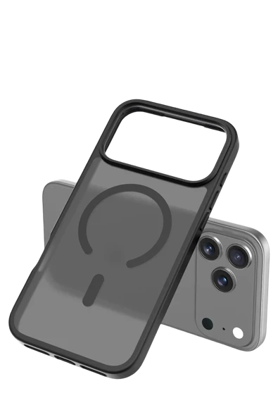 Apple iPhone 17 Pro Max Jota Magsafe Kapak - Siyah - Resim 3