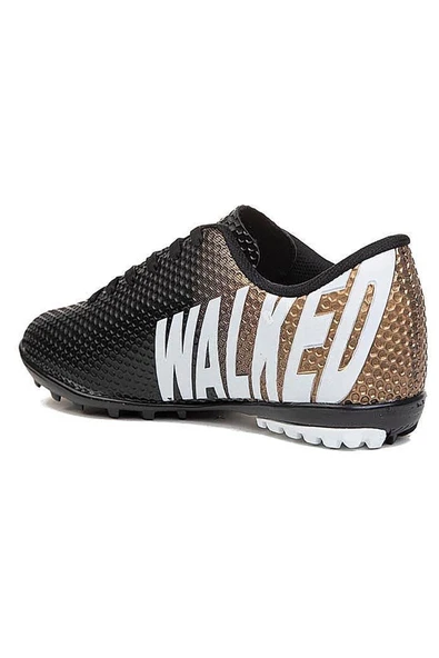 Celira Wlk Siyah Altın Halı Saha Erkek Futbol Ayakkabı - Resim 3