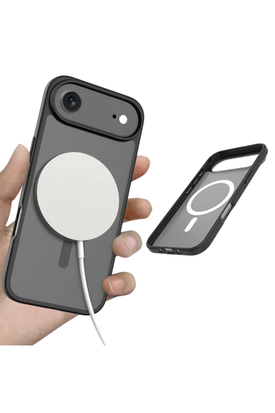 Apple iPhone 17 Air Jota Magsafe Kapak - Siyah - Resim 4