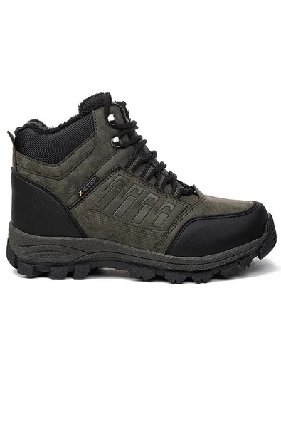 Celira Xsp Haki Outdoor Kürklü Erkek Kışlık Bot Ayakkabı - Resim 4