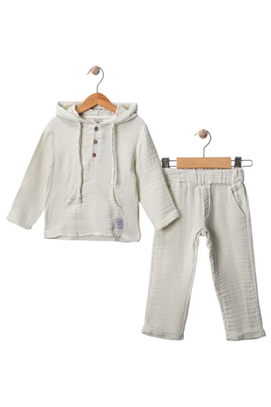 Celira Gri İkili Erkek Çocuk Takım 2Y,3Y,4Y,5Y - Resim 2