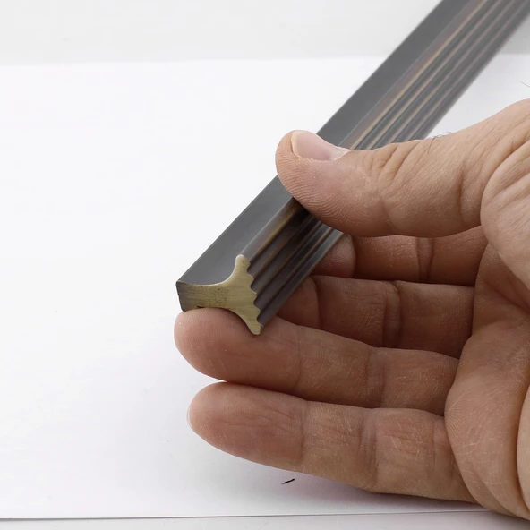 Foça 320 mm 32 cm Soft Antik Sarı Metal Kulp Kapak Kulpu Dayanıklı Kulpları Mobilya Çekmece Dolap - Resim 5