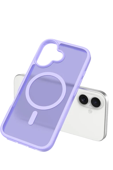 Apple iPhone 17 Jota Magsafe Kapak - Lila - Resim 2