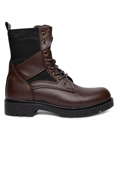 Celira Cnt Kahve Kauçuk Kaymaz Taban Erkek Postal Bot NSB934 ürün görseli 1