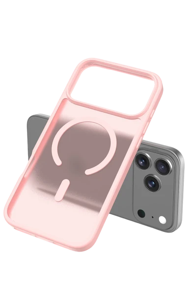 Apple iPhone 17 Pro Jota Magsafe Kapak - Pudra - Resim 2