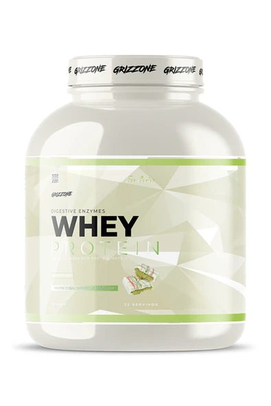 GRIZZONE Whey Protein 1800 Gr ( Beyaz Dubai Çikolatası Aromalı )