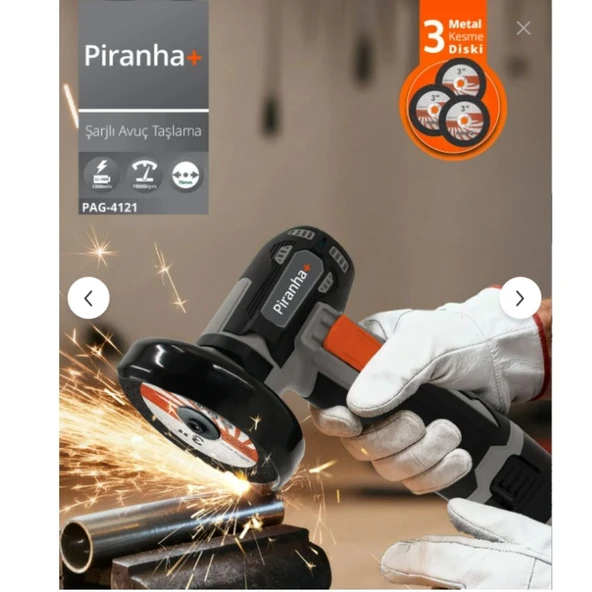 PAG-4121 Şarjlı Avuç Taşlama Kompakt ve Taşınabilir Tasarım - Resim 2