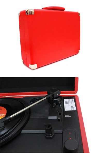 Pikap Çantalı Önden Hoparlörlü Kırmızı Bluetooth Hoparlör Plakçalar C0455 - Resim 10