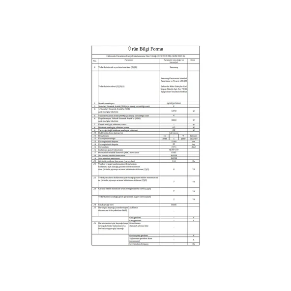 Samsung 85" QN70F 4K Vision AI Smart TV - Resim 7