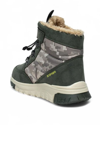 Celira Ndr İçi Kürklü Kaymaz Haki Suya Dayanıklı Erkek Çocuk Bot - Resim 2