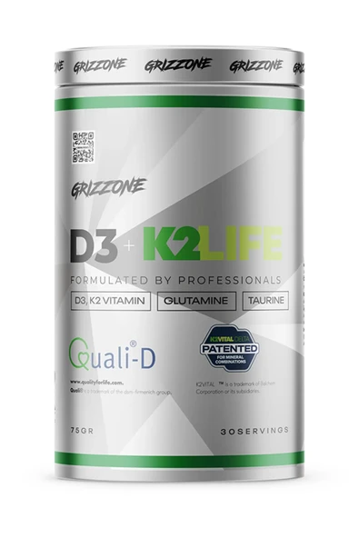 GRIZZONE D3 K2 Lıfe 75 gr - 30 Servis ( Patentli Ürün )