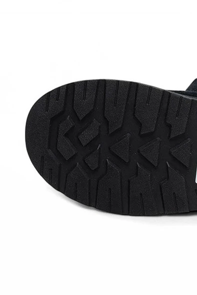 Celira Gls Siyah İçi Kürklü Nubuk Kadın Bot & Bootie - Resim 4