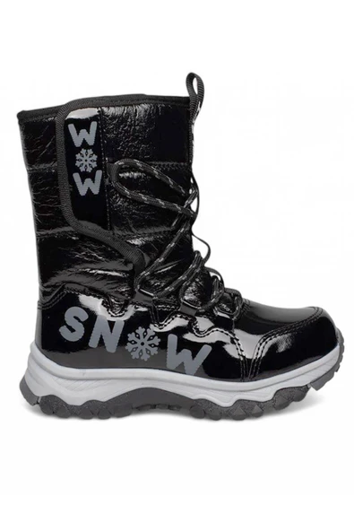 Celira Snw Siyah Suya Dayanıklı Kaymaz Kız Çocuk Kar Botu ürün görseli 1
