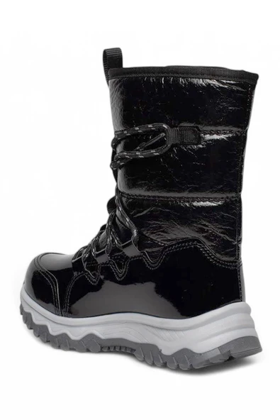 Celira Snw Siyah Suya Dayanıklı Kaymaz Kız Çocuk Kar Botu - Resim 2