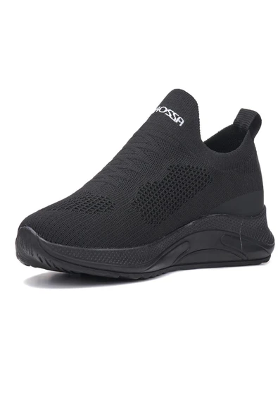 Celira Frs Siyah Kadın Triko Bağcıksız Spor Ayakkabı - Resim 3