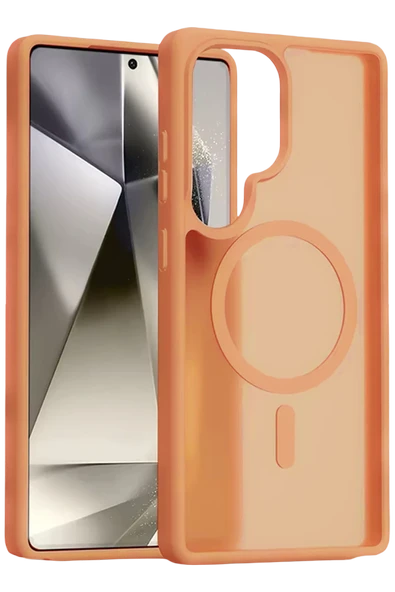 Samsung Galaxy S25 Ultra Jota Magsafe Kapak - Turuncu ürün görseli 1