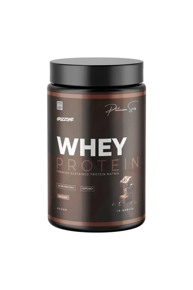GRIZZONE Whey Proteın 420 gr ( Browni )
