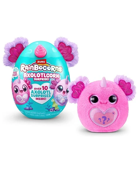 Zuru Rainbocorns Axolotlcorn Sürpriz Peluş Oyuncak RAR3500 - Resim 3