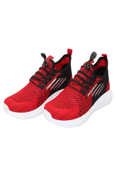 Celira Ttn Kırmızı Fileli Erkek Çocuk Spor Ayakkabı - Resim 2