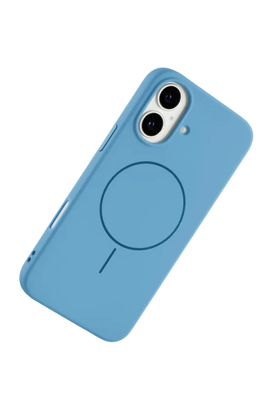Apple iPhone 17 Jully Magsafe Kapak - Mavi - Resim 3