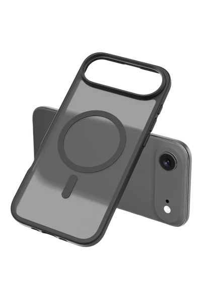 Apple iPhone 17 Air Jota Magsafe Kapak - Siyah - Resim 2