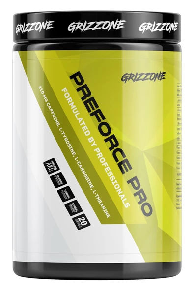 GRIZZONE PREFORCE PRO PRE-WORKOUT 400 GR 20 SERVIS LİMON AROMALI