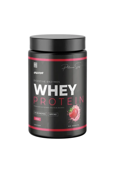 GRIZZONE Whey Protein 1800 Gr ( Çilek )