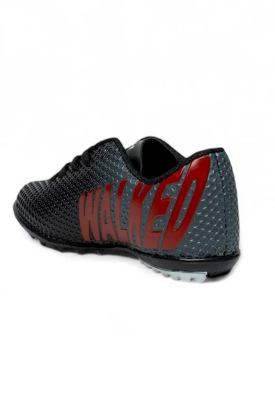 Celira Wlk Siyah Beyaz Halı Saha Erkek Çocuk Futbol Ayakkabı - Resim 3