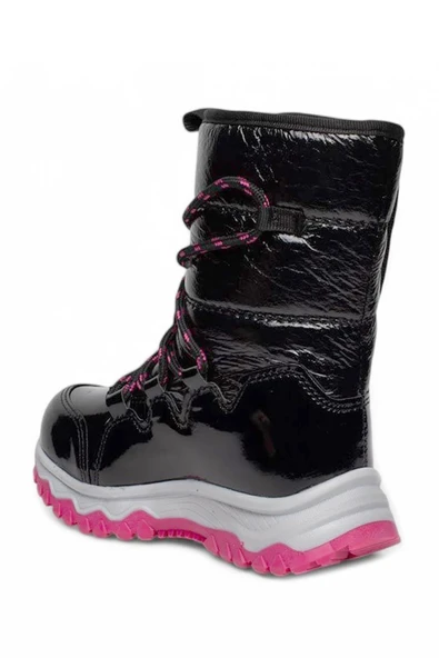 Celira Snw Siyah Fuji Suya Dayanıklı Kaymaz Kız Çocuk Kar Botu - Resim 2